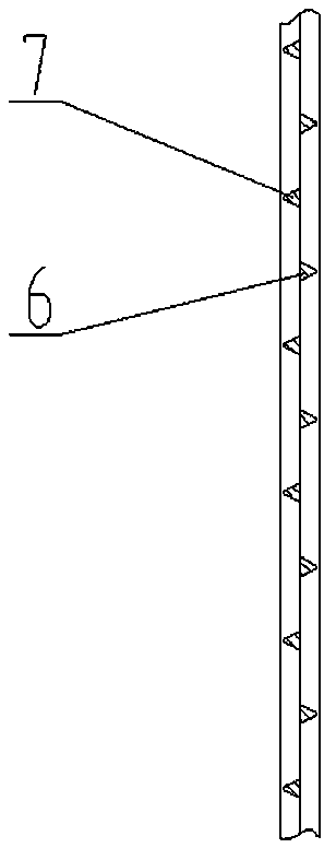 Lead-acid battery grid with half-ribsarranged inpositive and reverse staggered mode