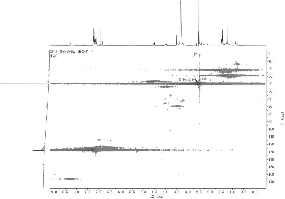 Polyaryl compound in purslane and extraction and separation method thereof