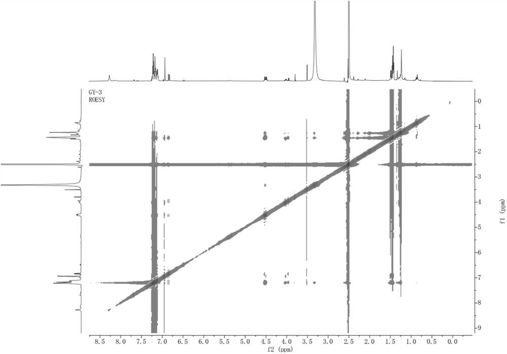 Polyaryl compound in purslane and extraction and separation method thereof