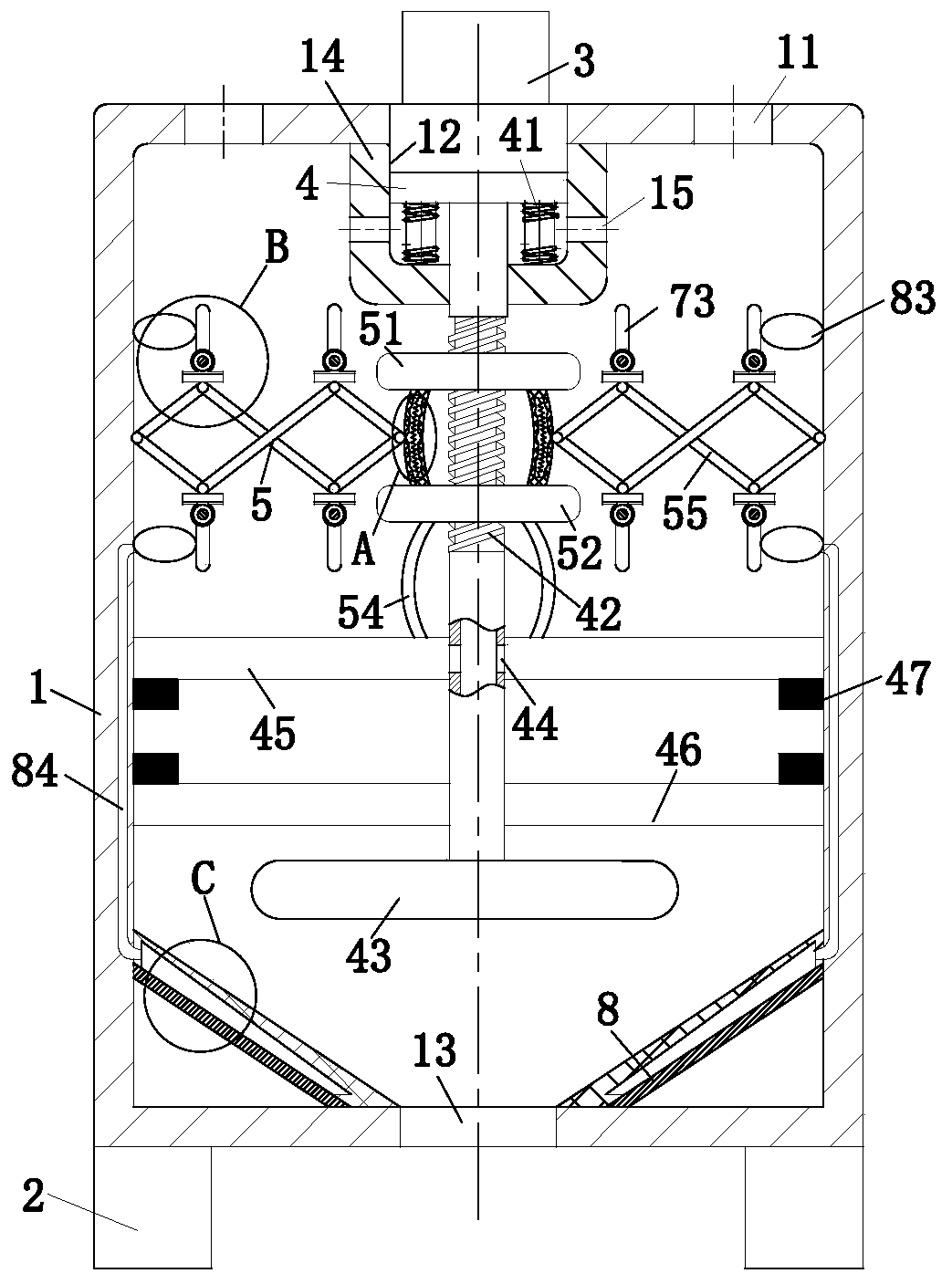 Supercritical CO2 fluid extraction kettle and extraction method thereof