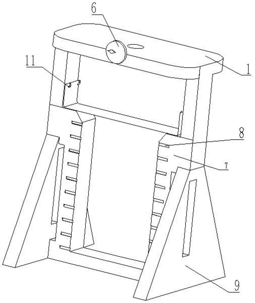 Textile material tensile strength detection device