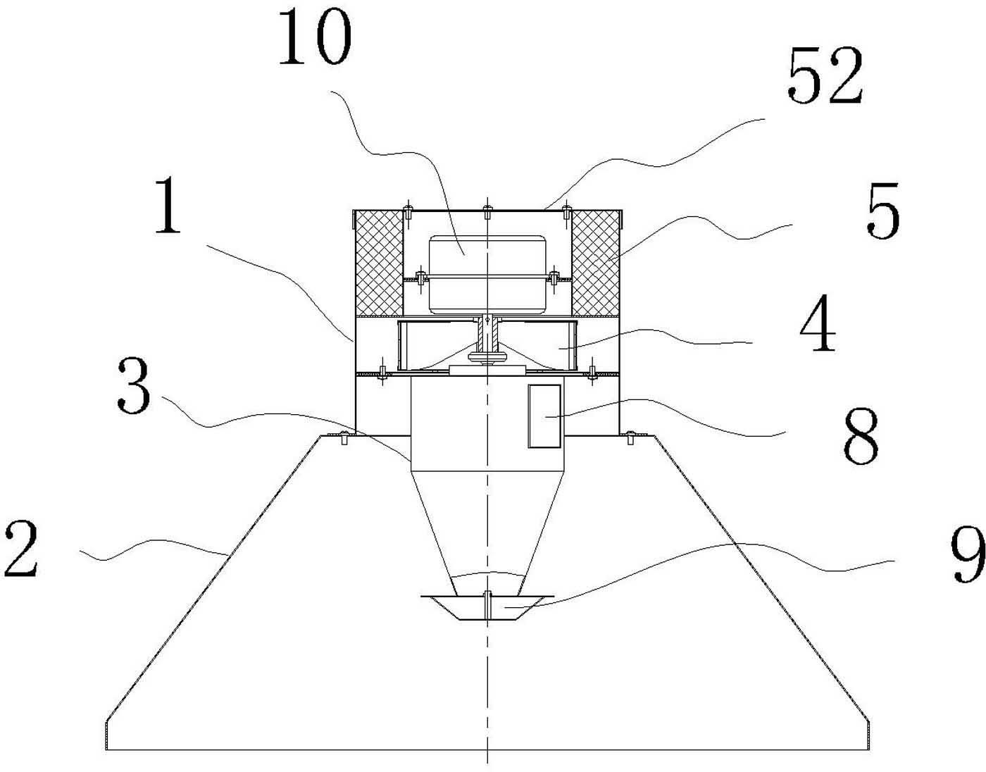 Environmentally-friendly circulating-type smoke exhauster