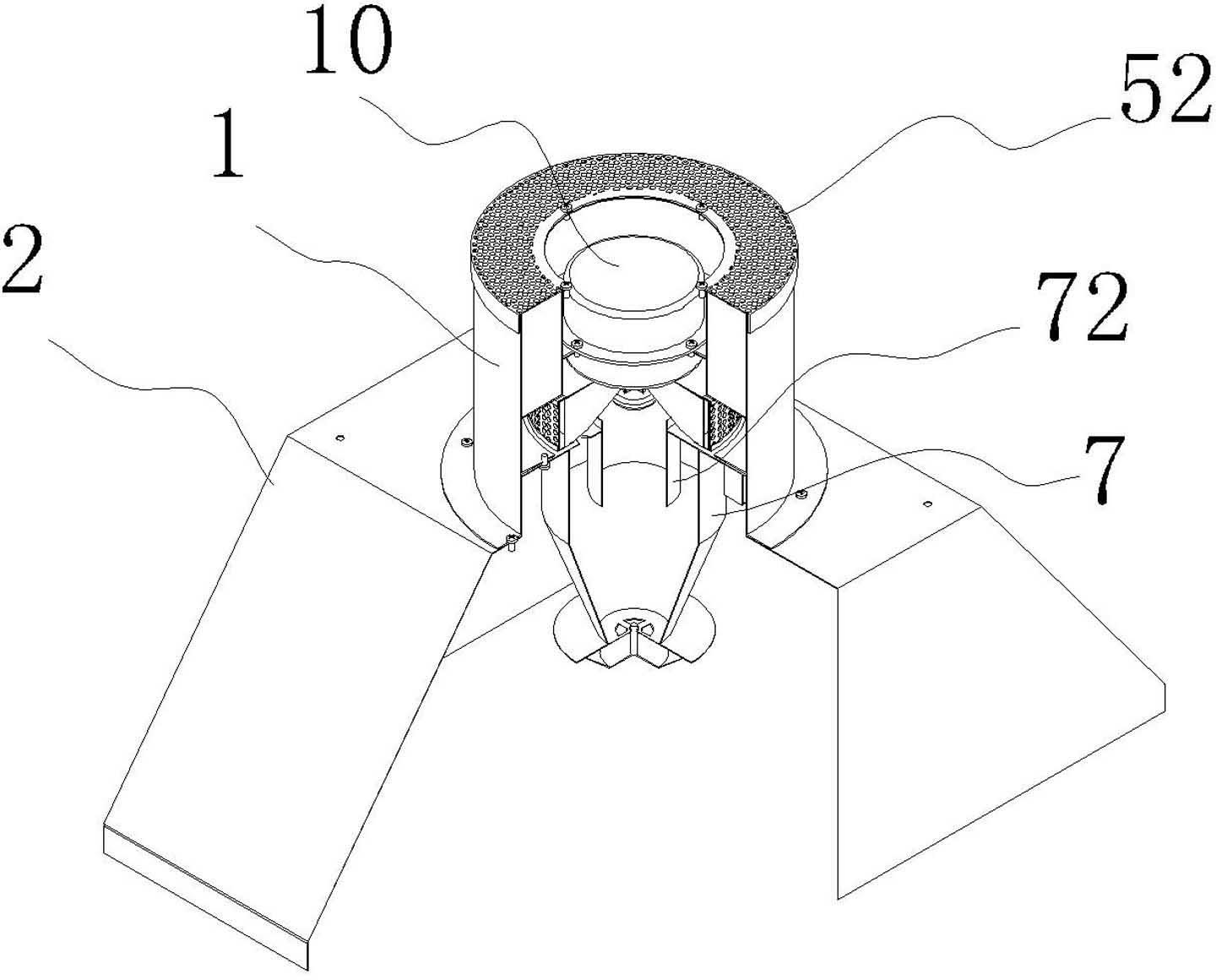 Environmentally-friendly circulating-type smoke exhauster