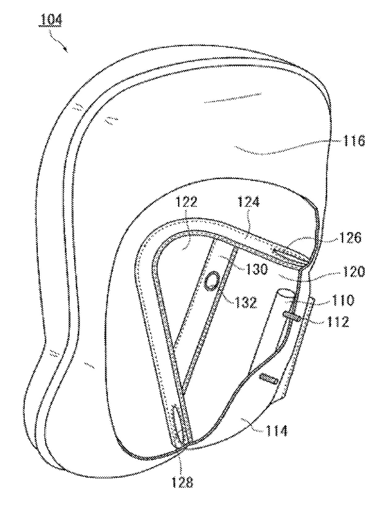 Side airbag device