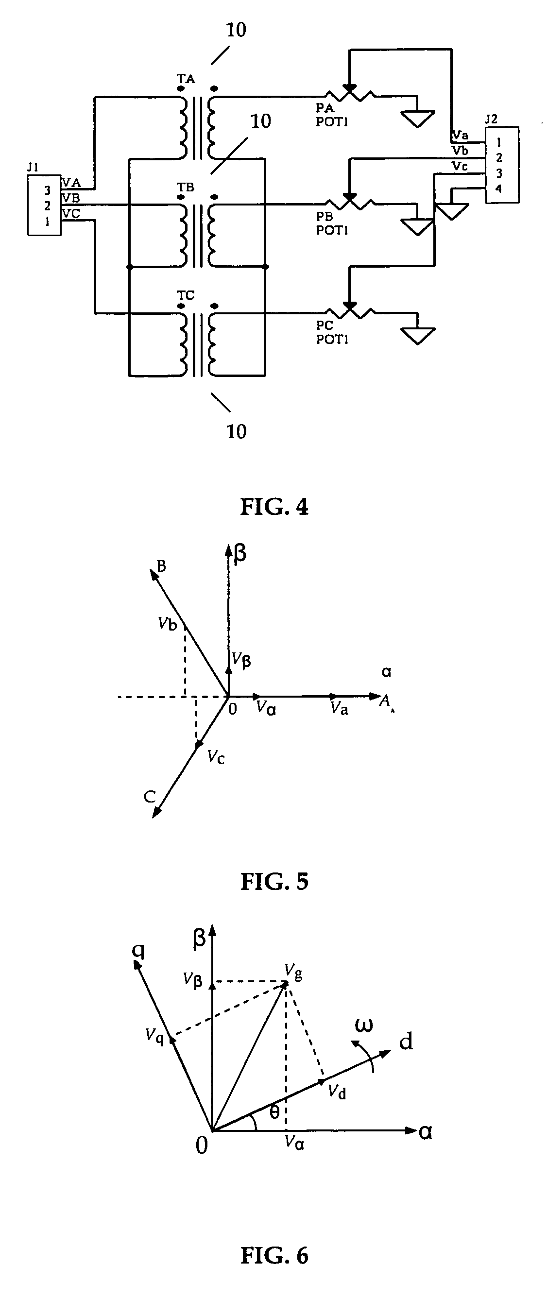 System for three-phase voltage detection and protection