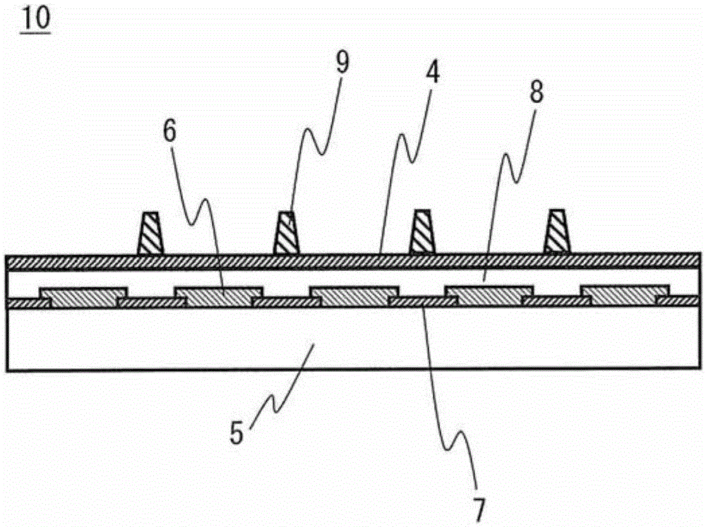 Color filter, liquid crystal display element and method for manufacturing color filter