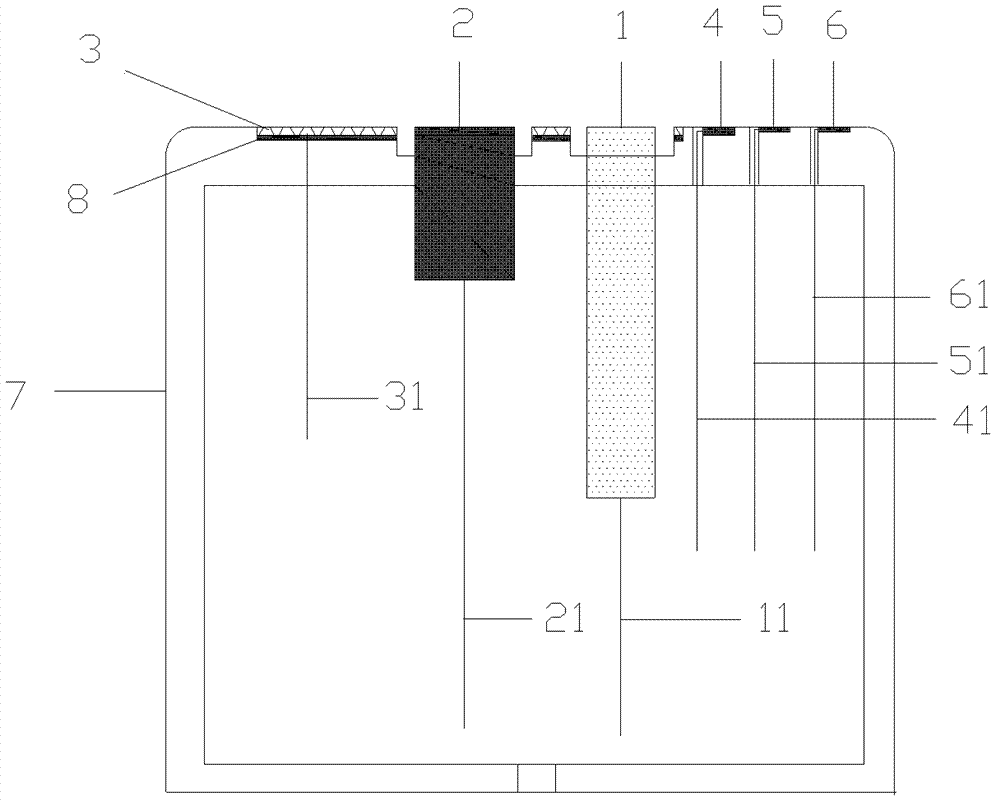 Real-time monitoring sensor for durability of concrete structures and fabricating method thereof