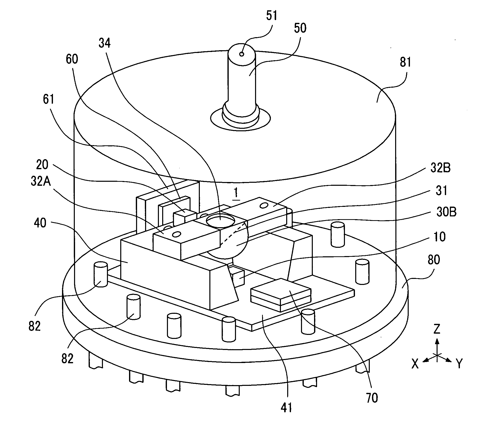 Optical prism and optical transceiver module for optical communications