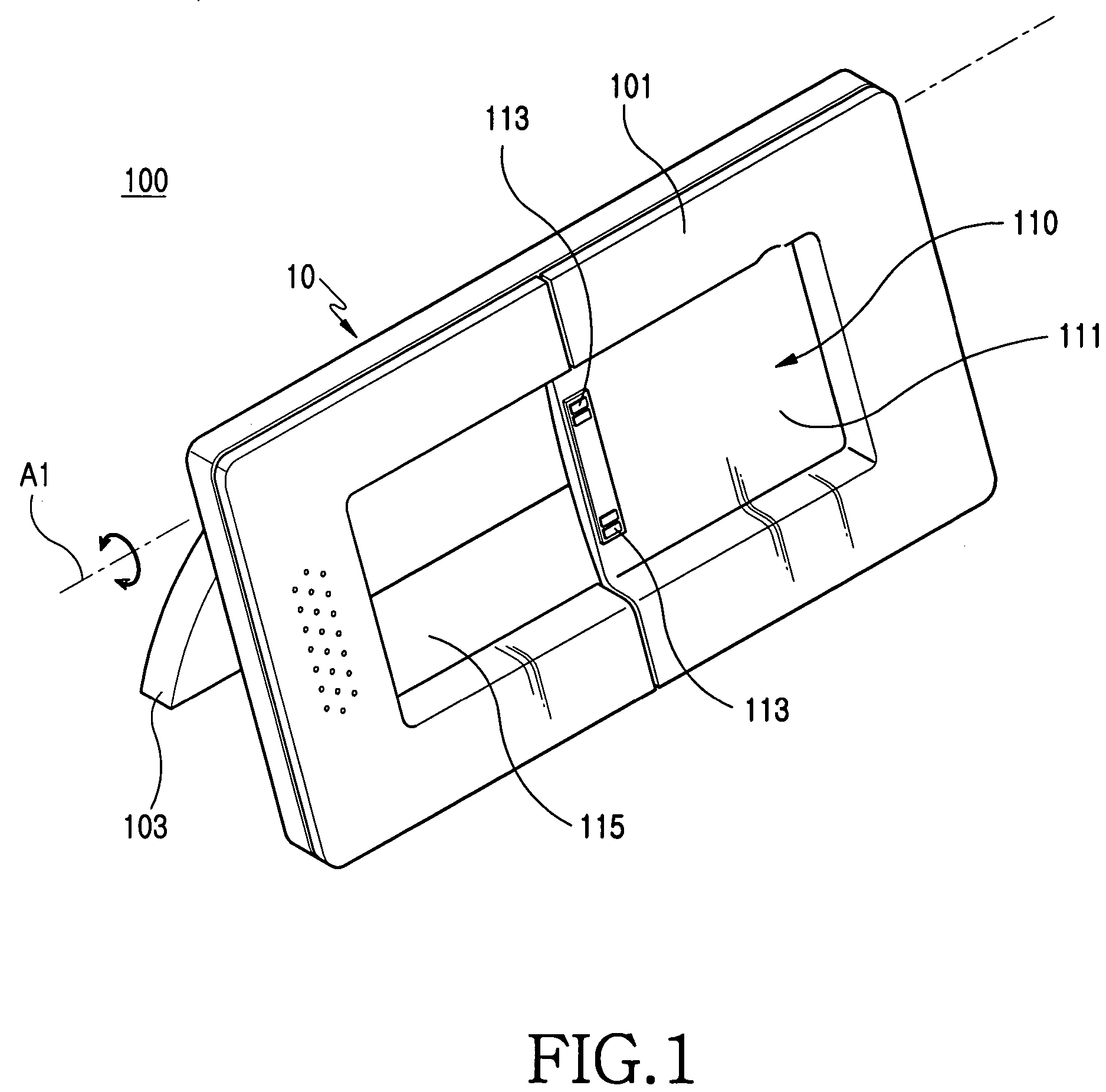 Desktop charger for bar-type portable wireless terminal