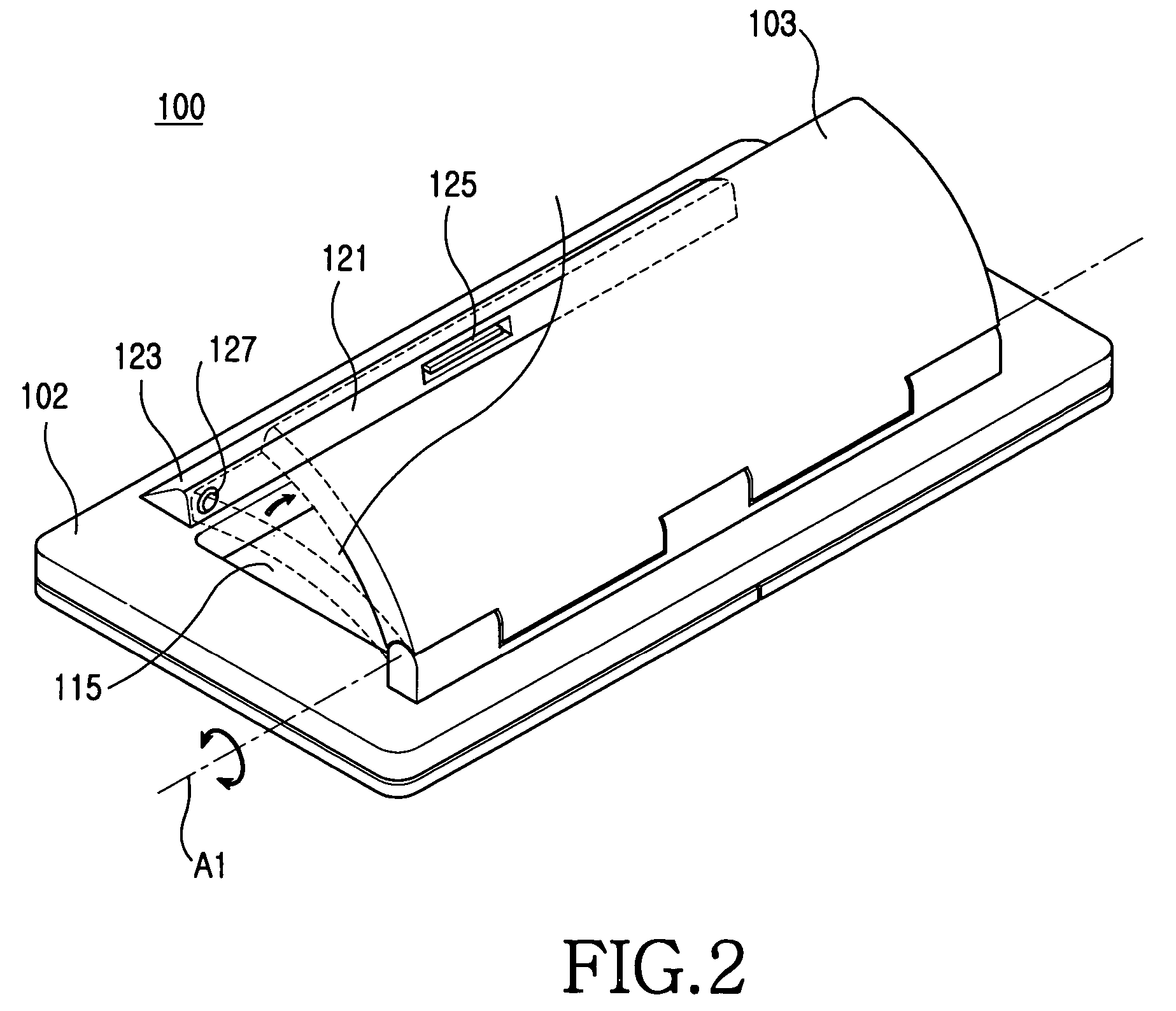 Desktop charger for bar-type portable wireless terminal