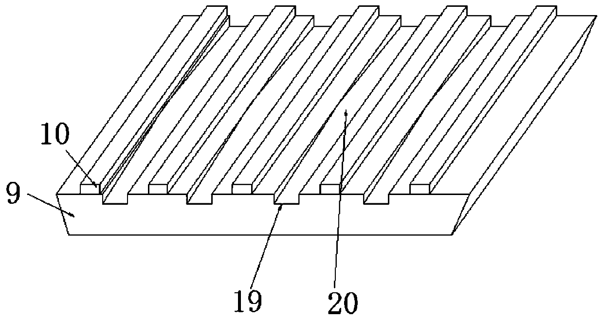 Excreting device for postoperative patient