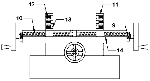 Double-end drilling and milling fixture for machining end surface of disk hub