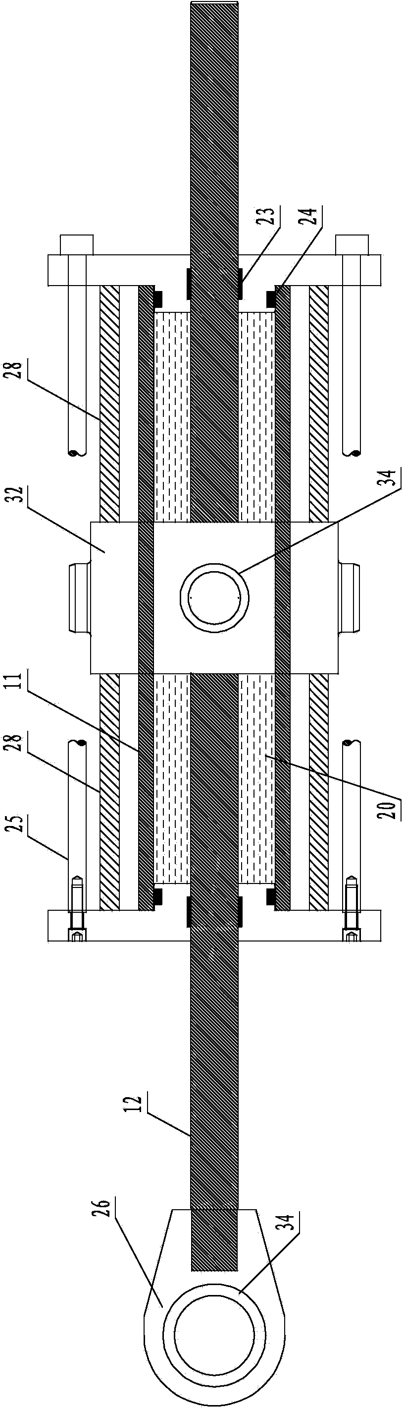 Multifunctional viscous damper and connecting method of multifunctional viscous damper