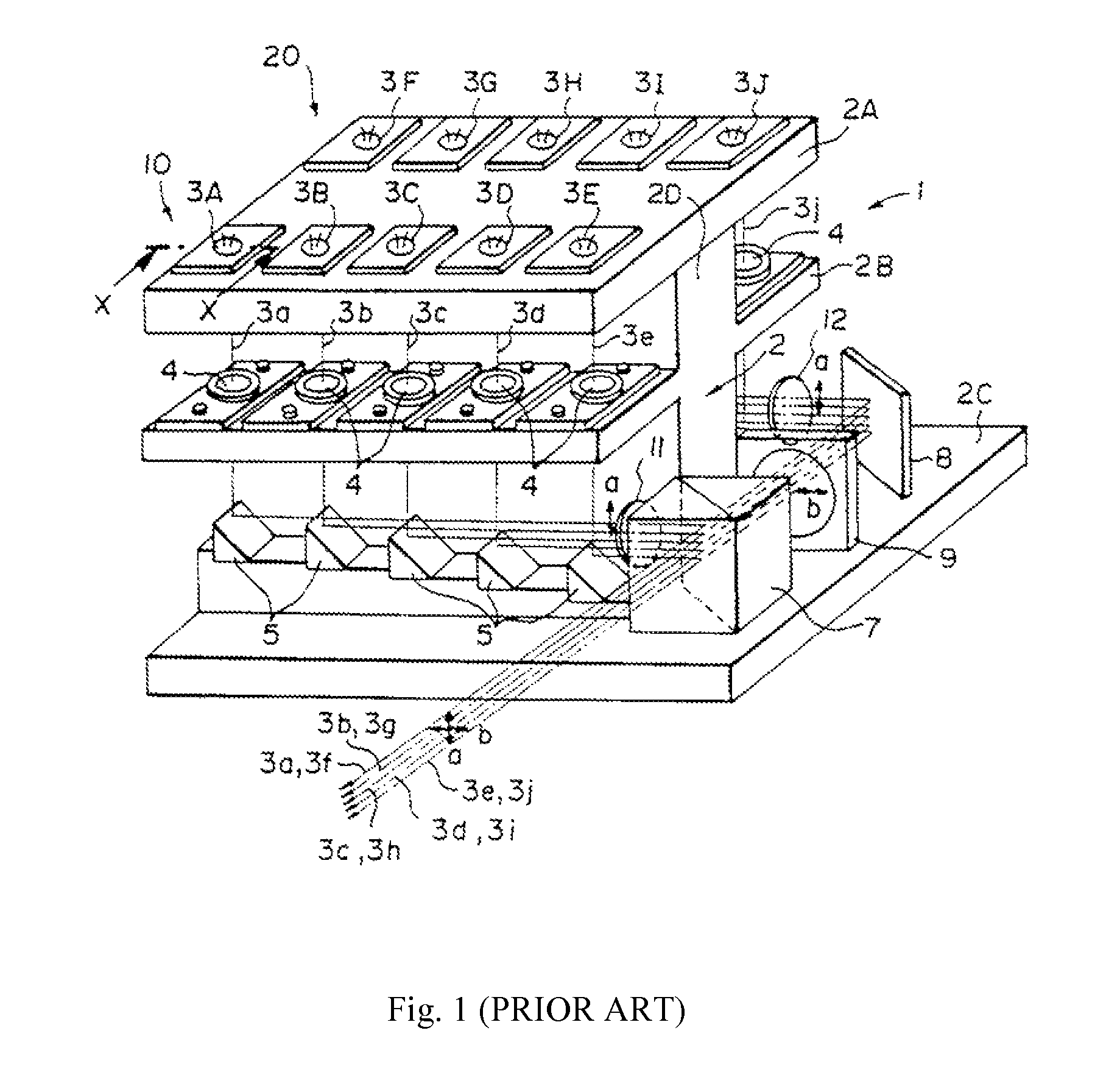 Beam combining light source