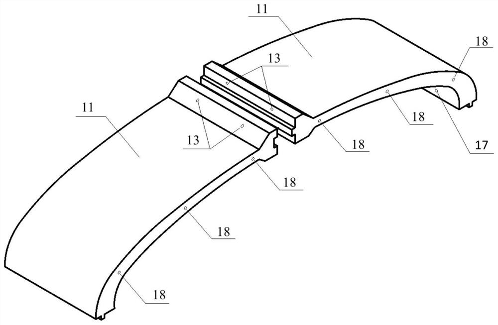 Structural design and construction method of a partially assembled subway station