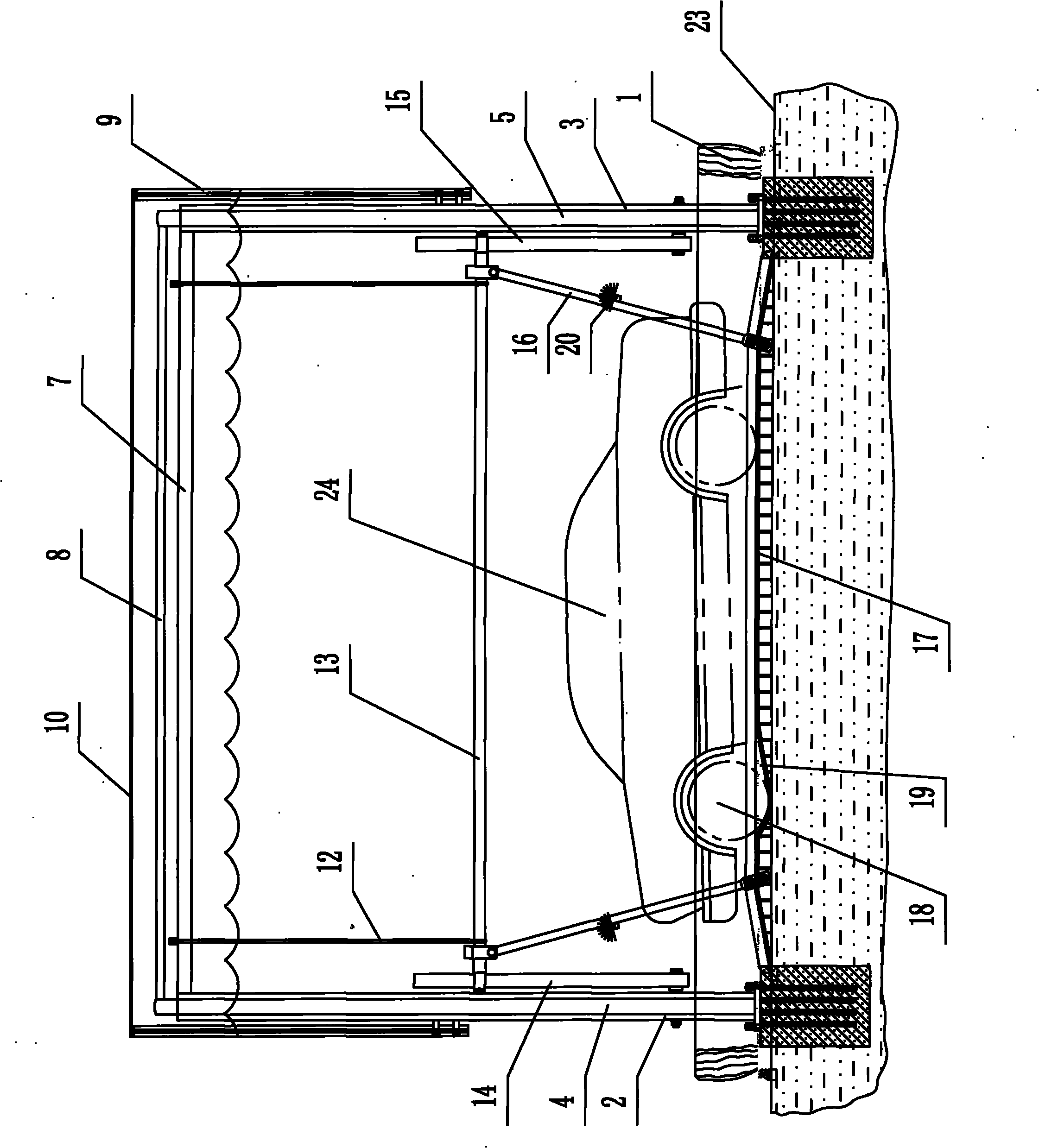 Three-dimensional parking pavilion