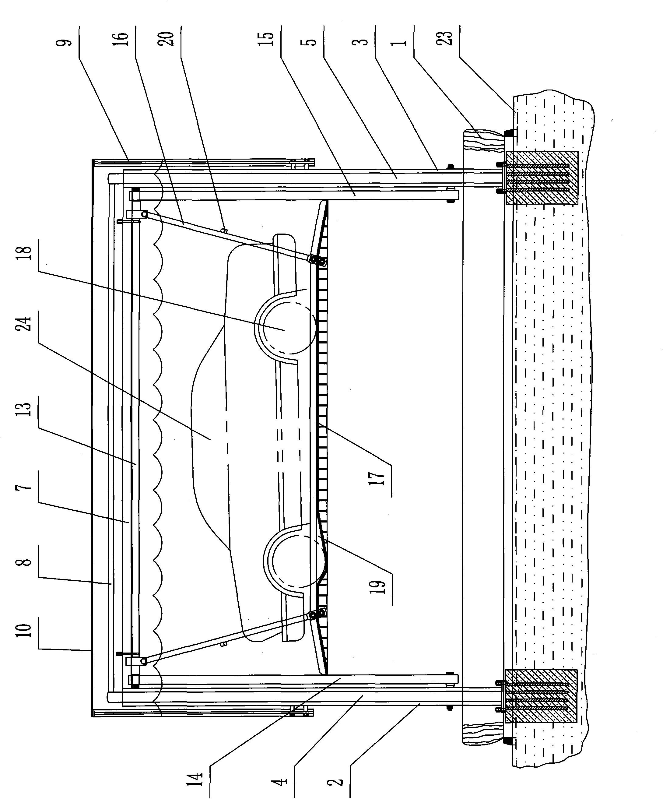 Three-dimensional parking pavilion