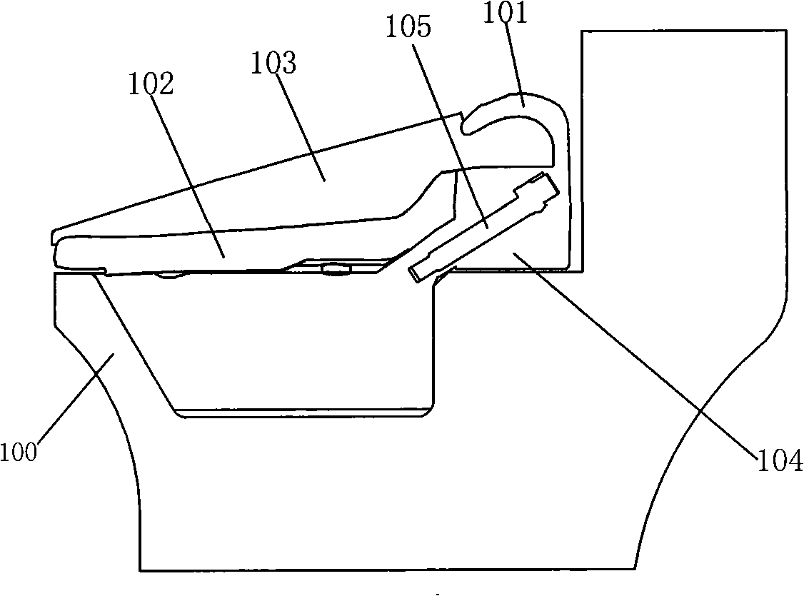 Toilet type liquid-spraying apparatus and use thereof