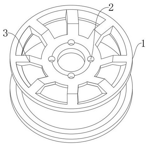 Integrally-formed hub