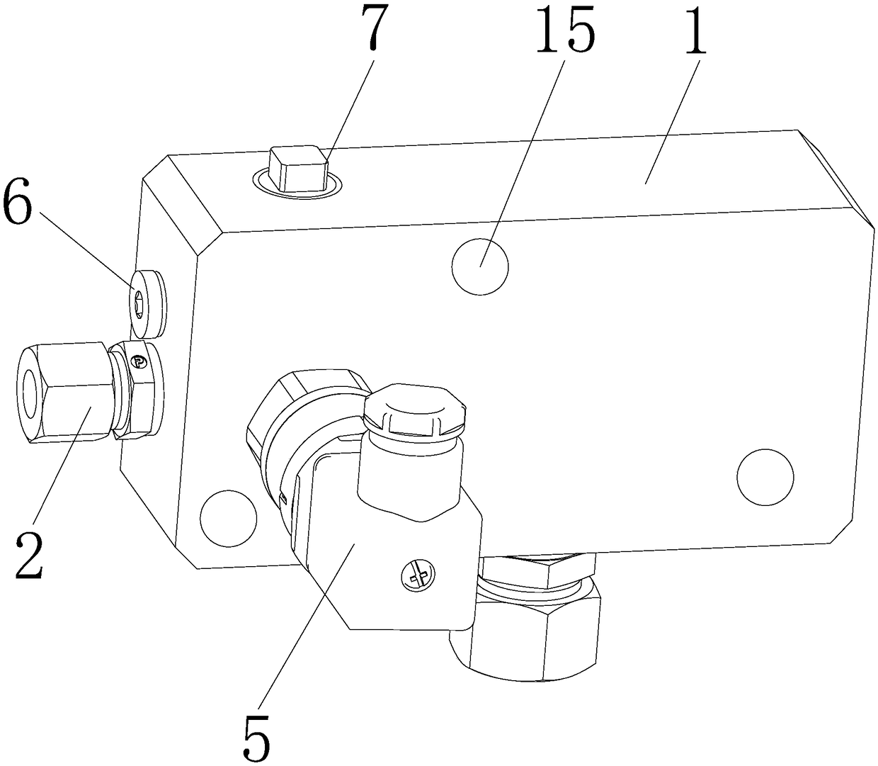 Fuel double-wall pipe leakage detection device and detection method