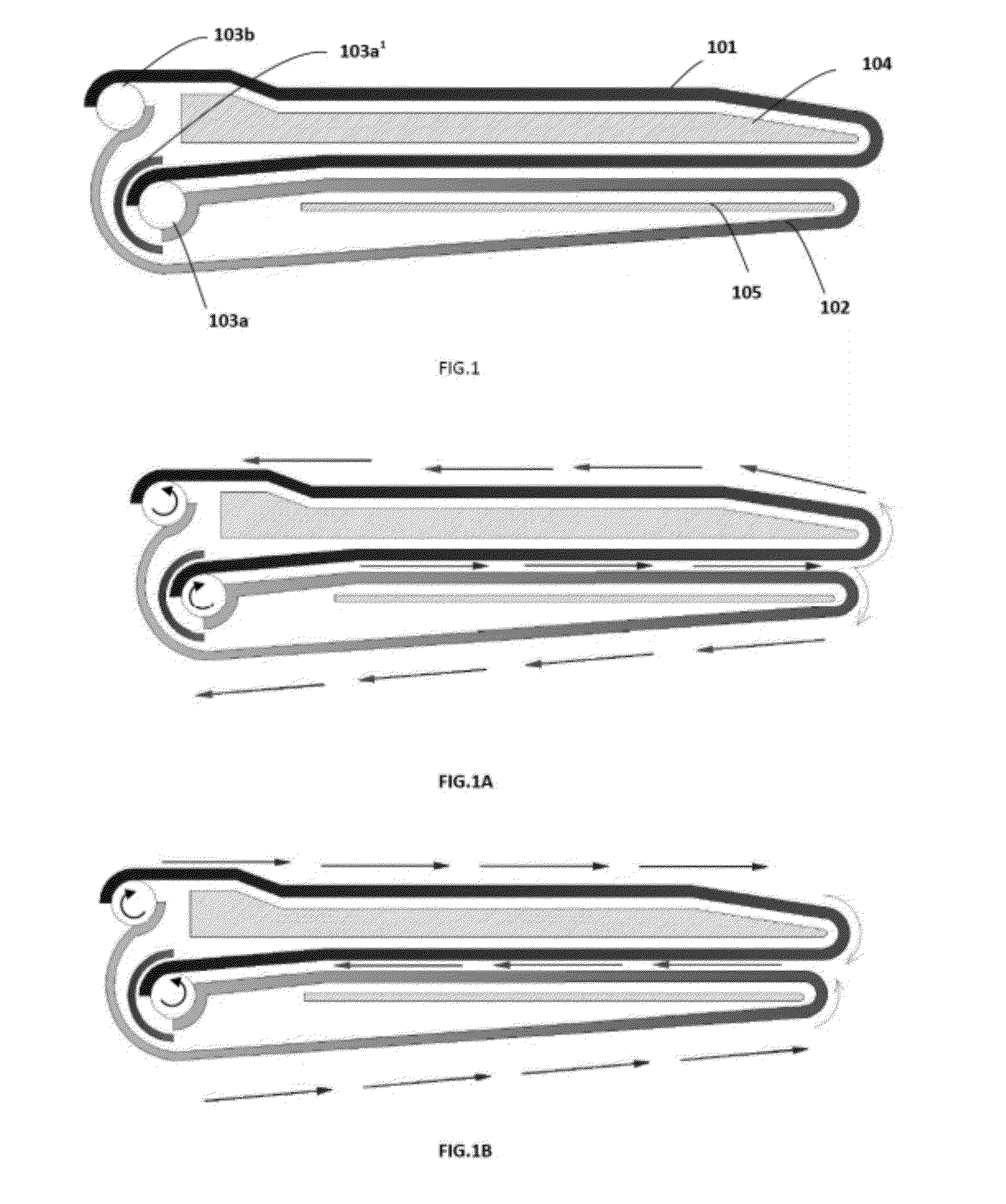 Transfer Belt Mechanism associated with patient transfer gurney system