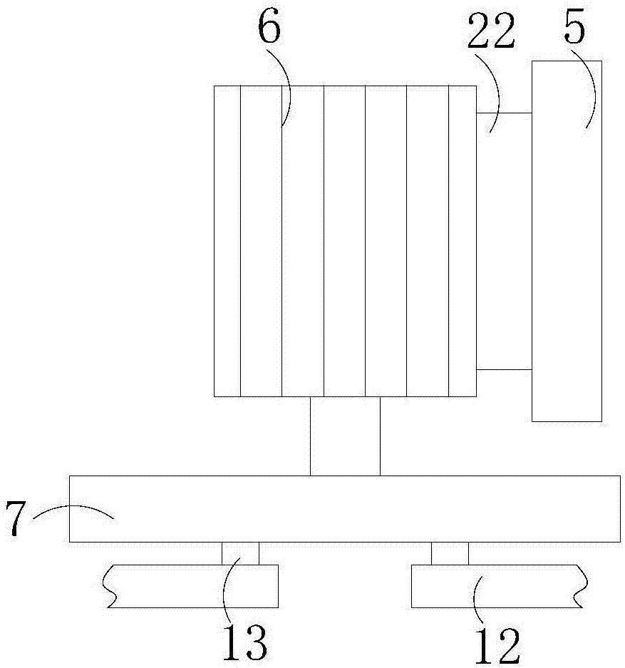 Engineering machine transferring device with good stability