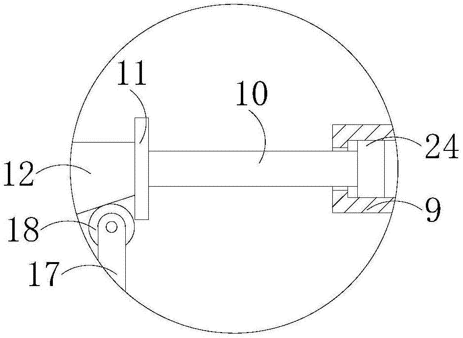 Engineering machine transferring device with good stability