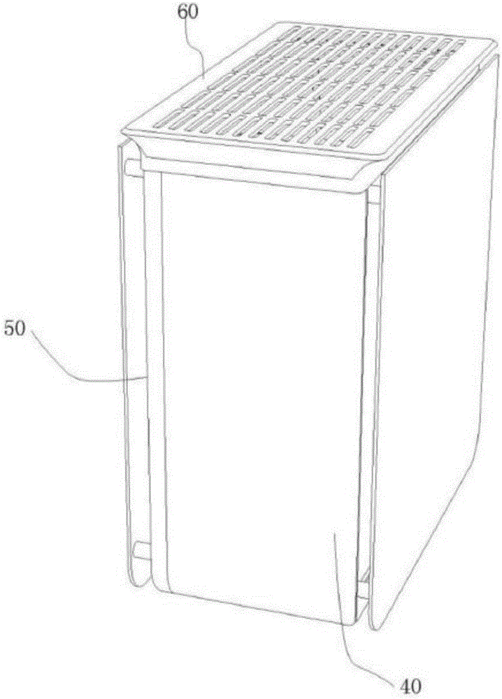 Air purifier with air outlet externally connected with flow guide port