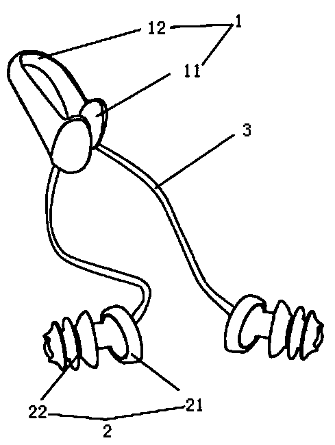 Integrated nose clip and earplug combination