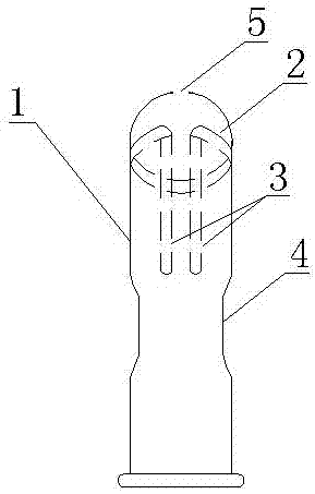 Novel delay condom