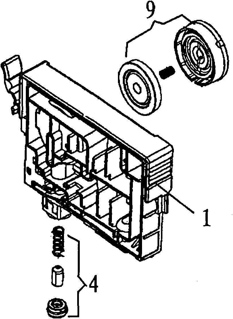 Method for recycling ink box with differential pressure valve and recycled ink box