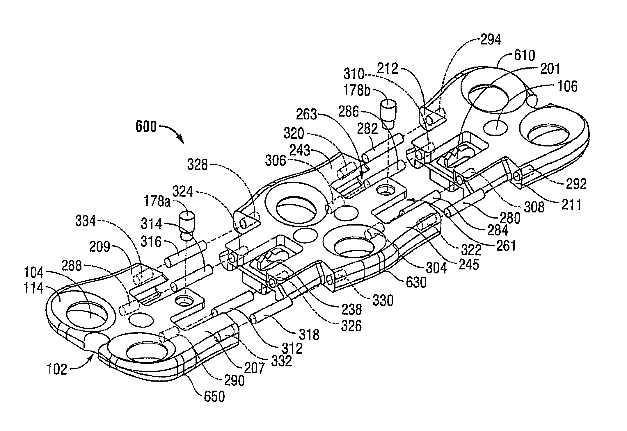 Dynamic cervical plate