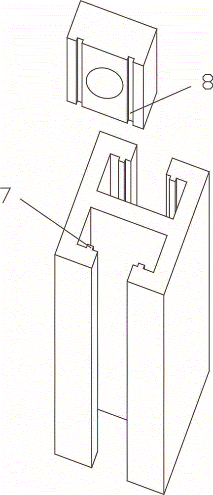 Copper bar connecting structure