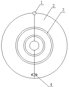 Hard spiral deicing device for power transmission line cable