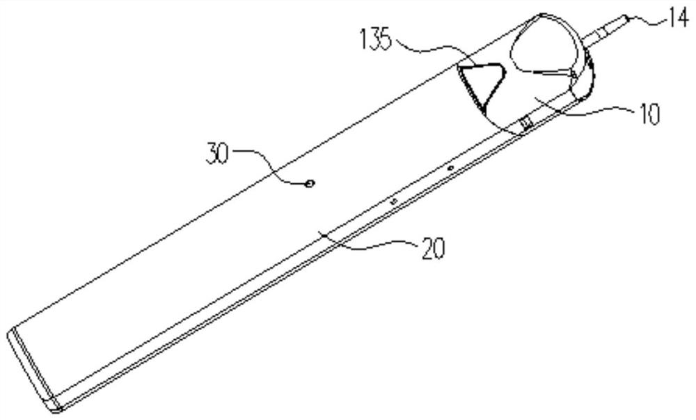 Battery device for electronic cigarette and electronic cigarette