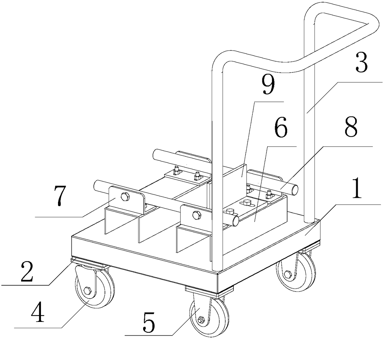 A GDX6S large oil seal loading trolley