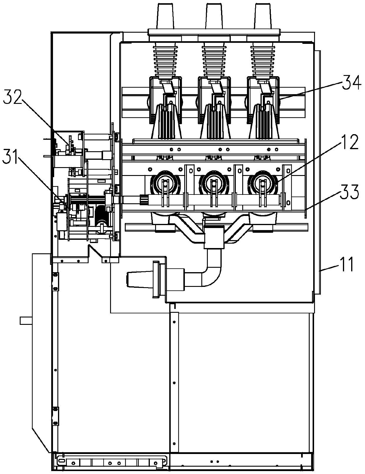 Air insulation ring main unit