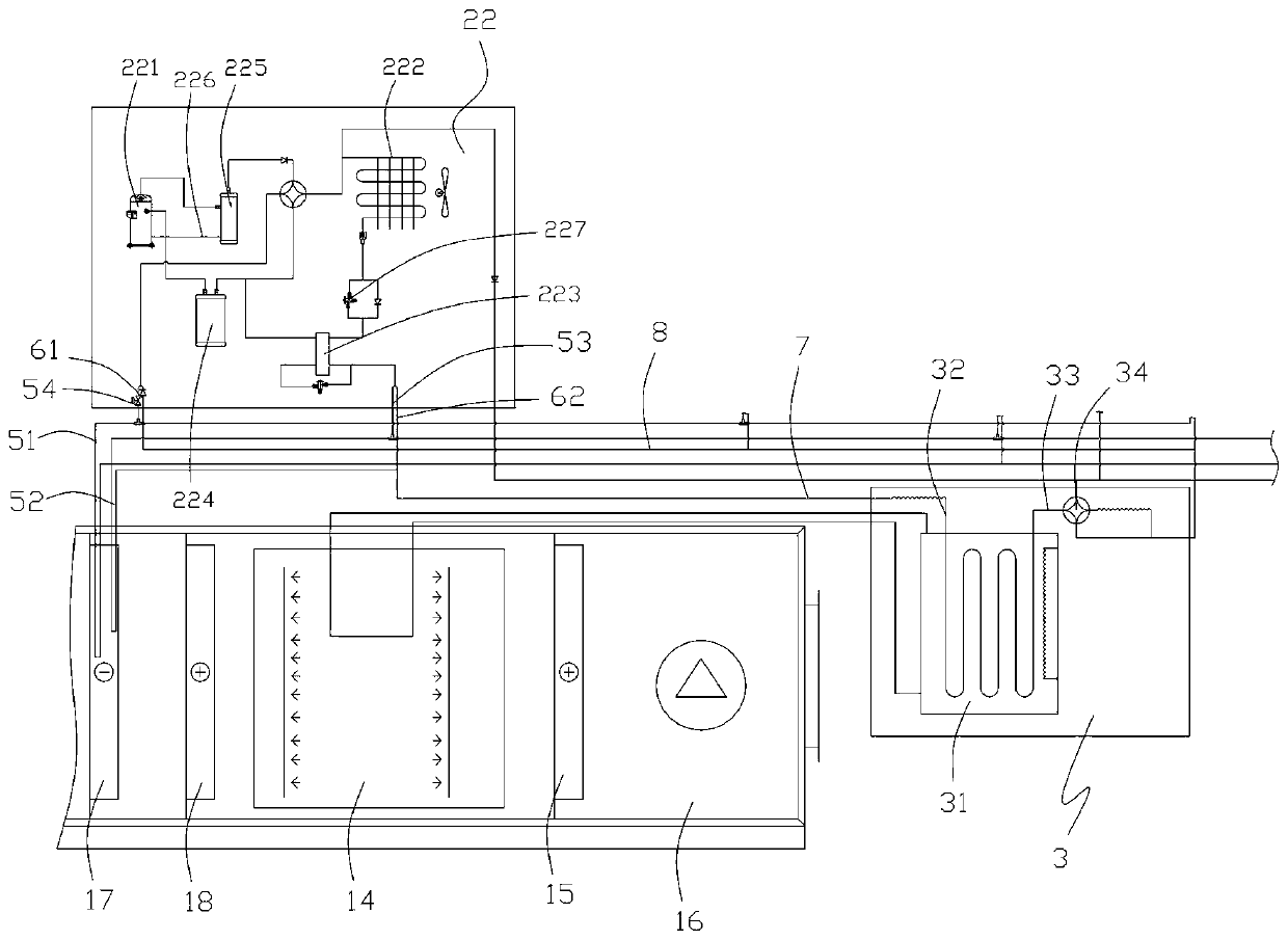 A high-precision constant temperature and humidity air conditioning system and control method