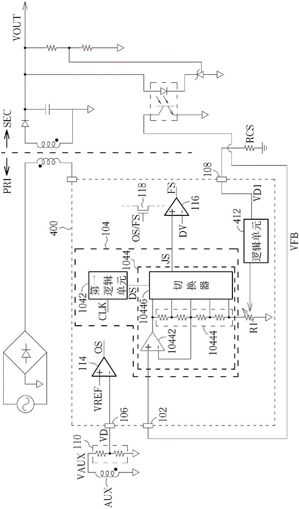 Controller of power converter with adjustable jitter amplitude and related method