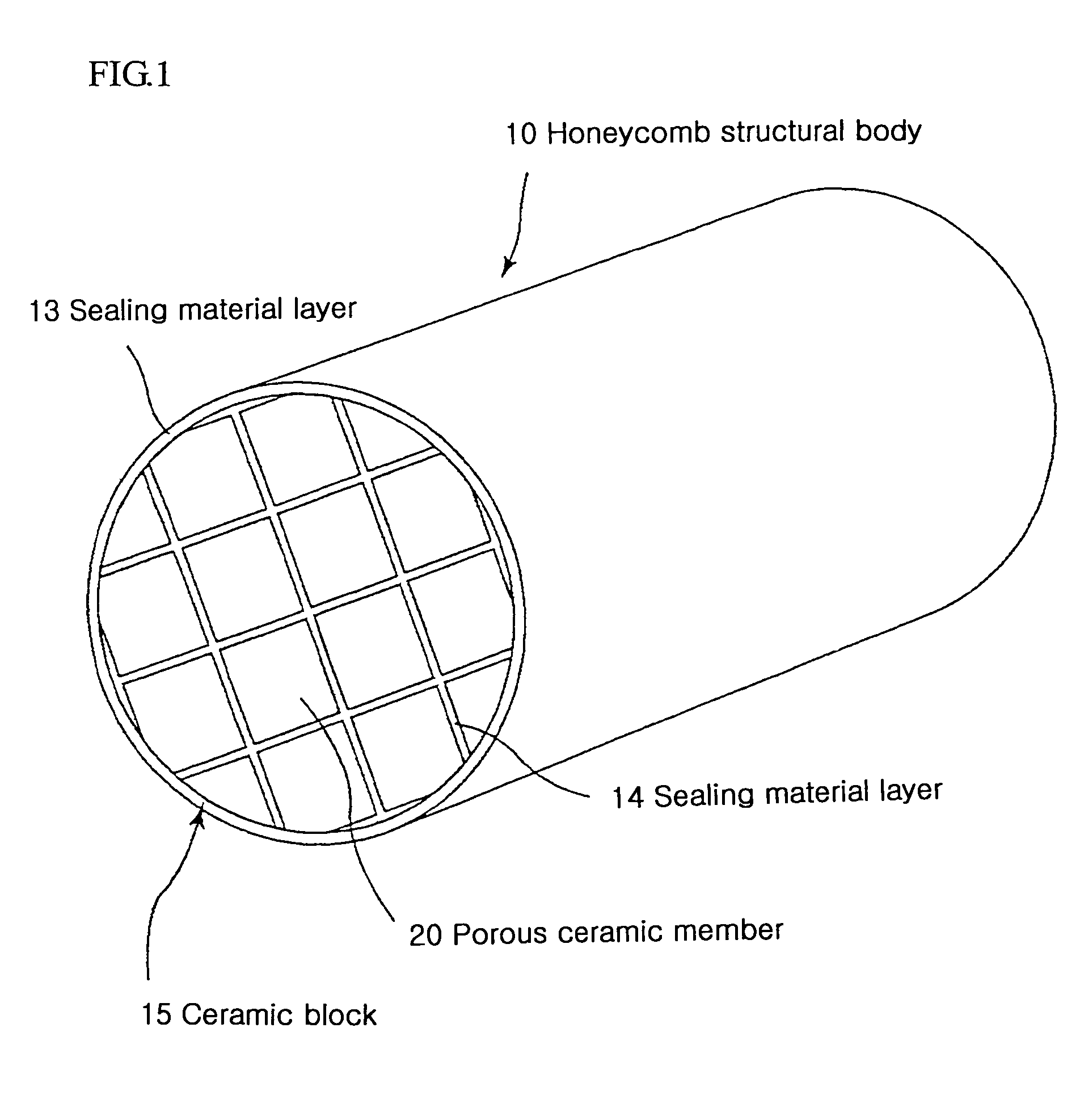 Honeycomb structural body