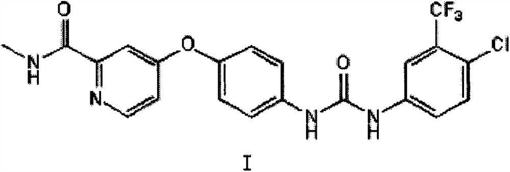 A kind of method of solid-state ball milling synthetic Sorafenib