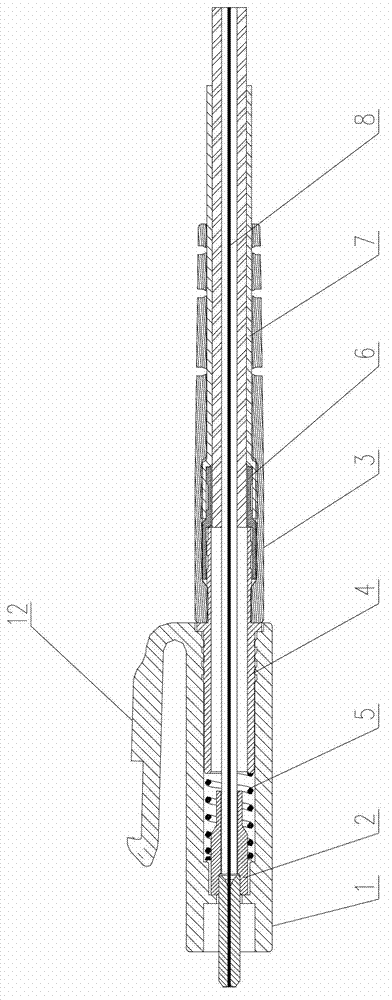 Optical fiber accessing plug with integrated housing