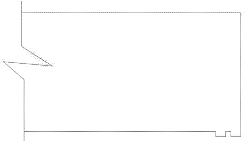 Building cornice double-water-drip-line formwork and construction method thereof