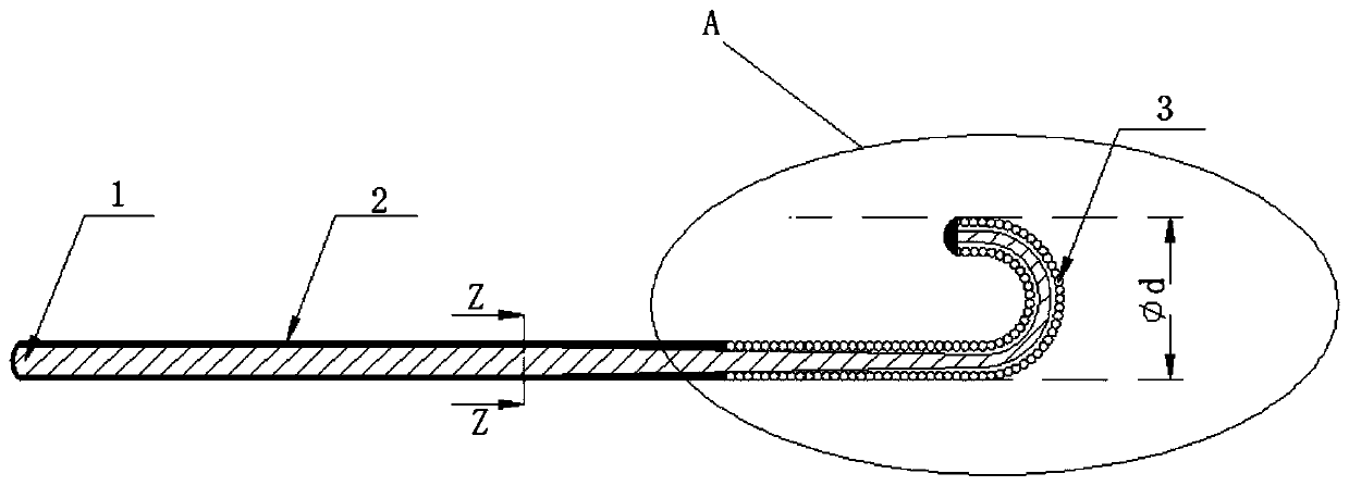 Contrast guide wire and preparation method thereof