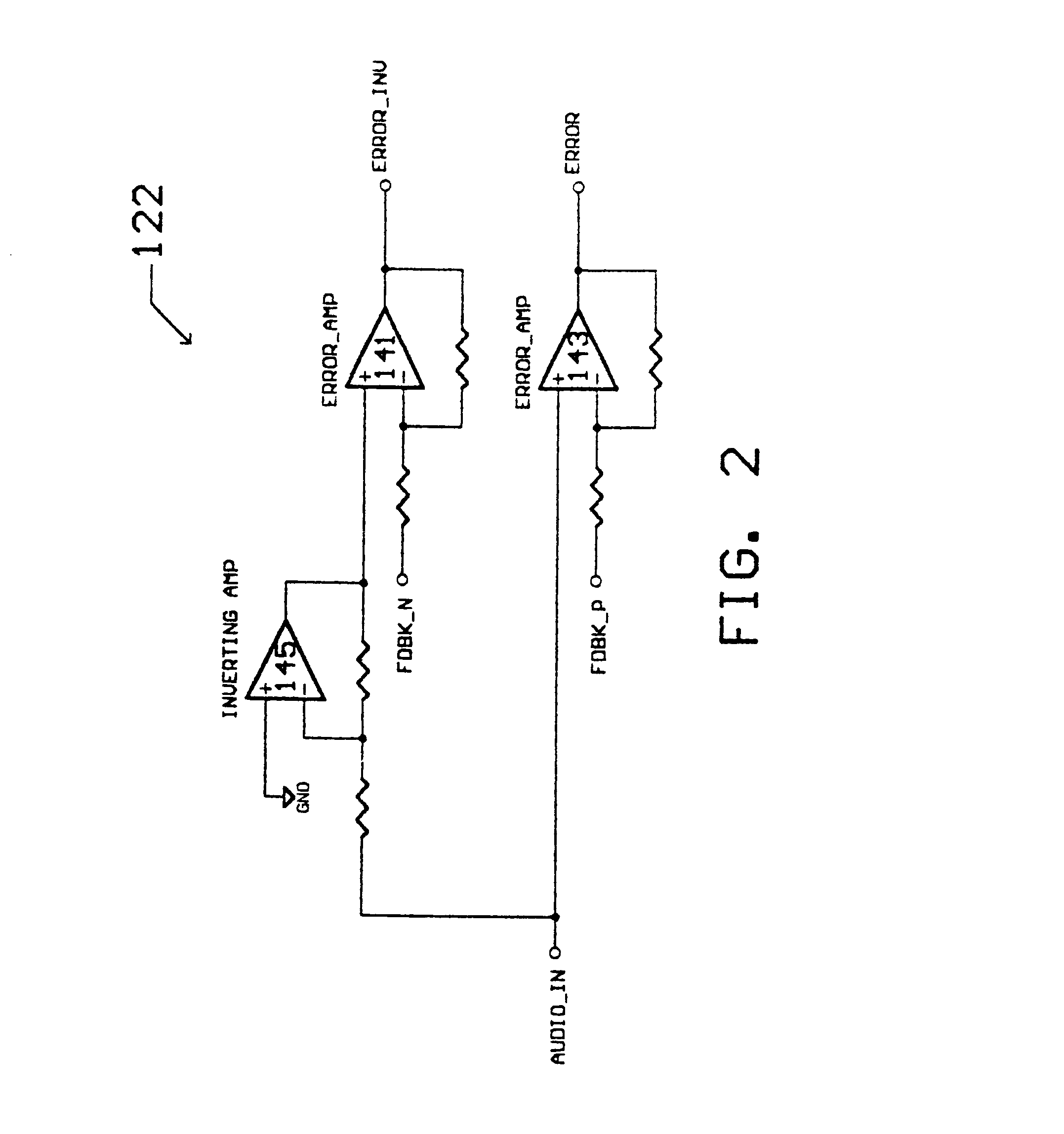 Class D switching audio amplifier