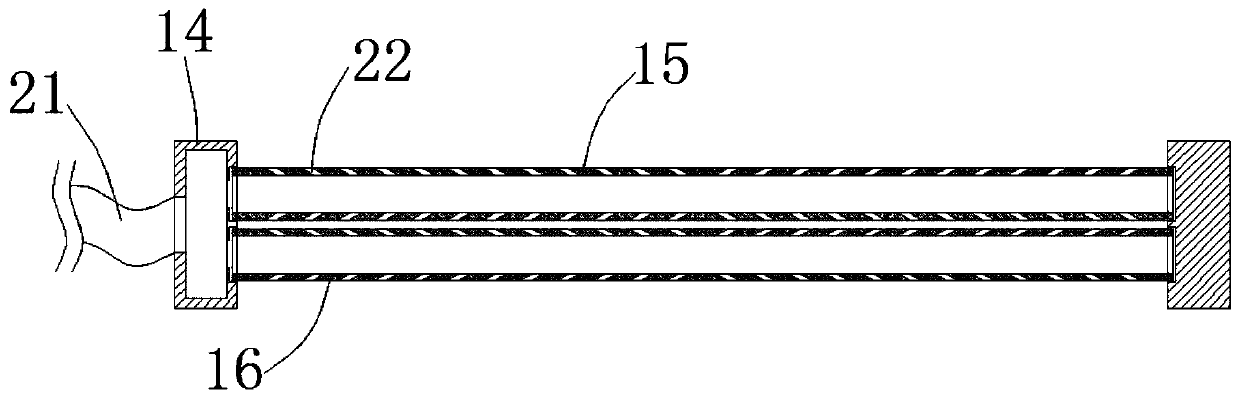 Cloth drying device used for textile processing