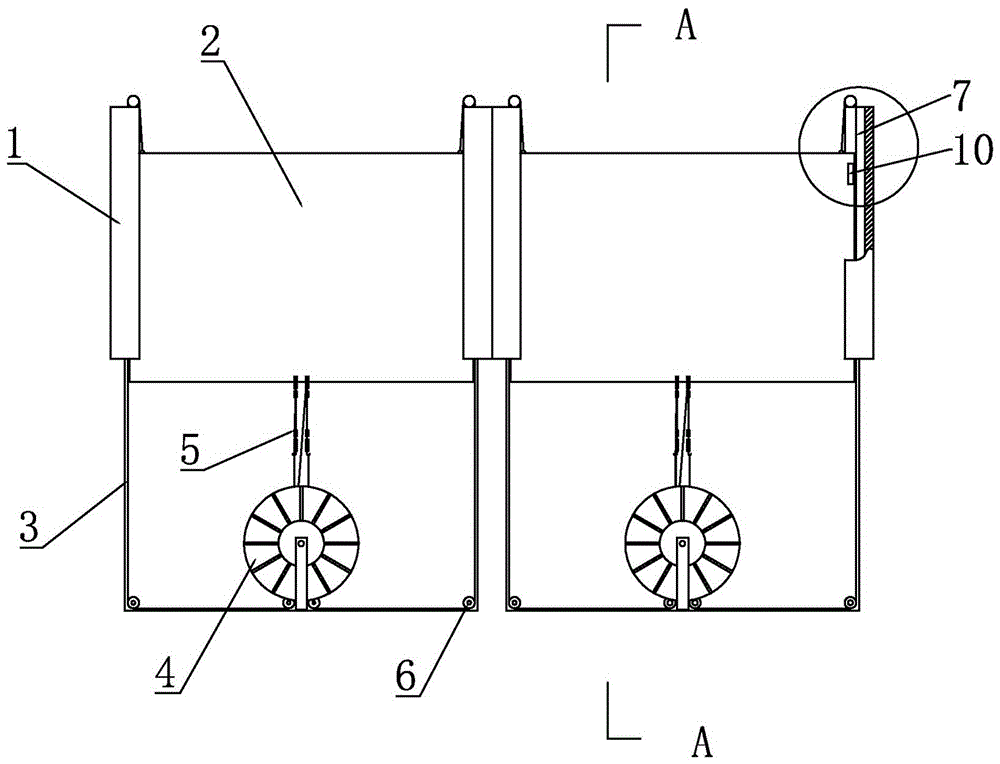 Hydraulically automatic lifting flood prevention walls and automatic lifting method