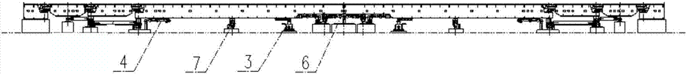 Single crossover turnout used for magnetic levitation traffic