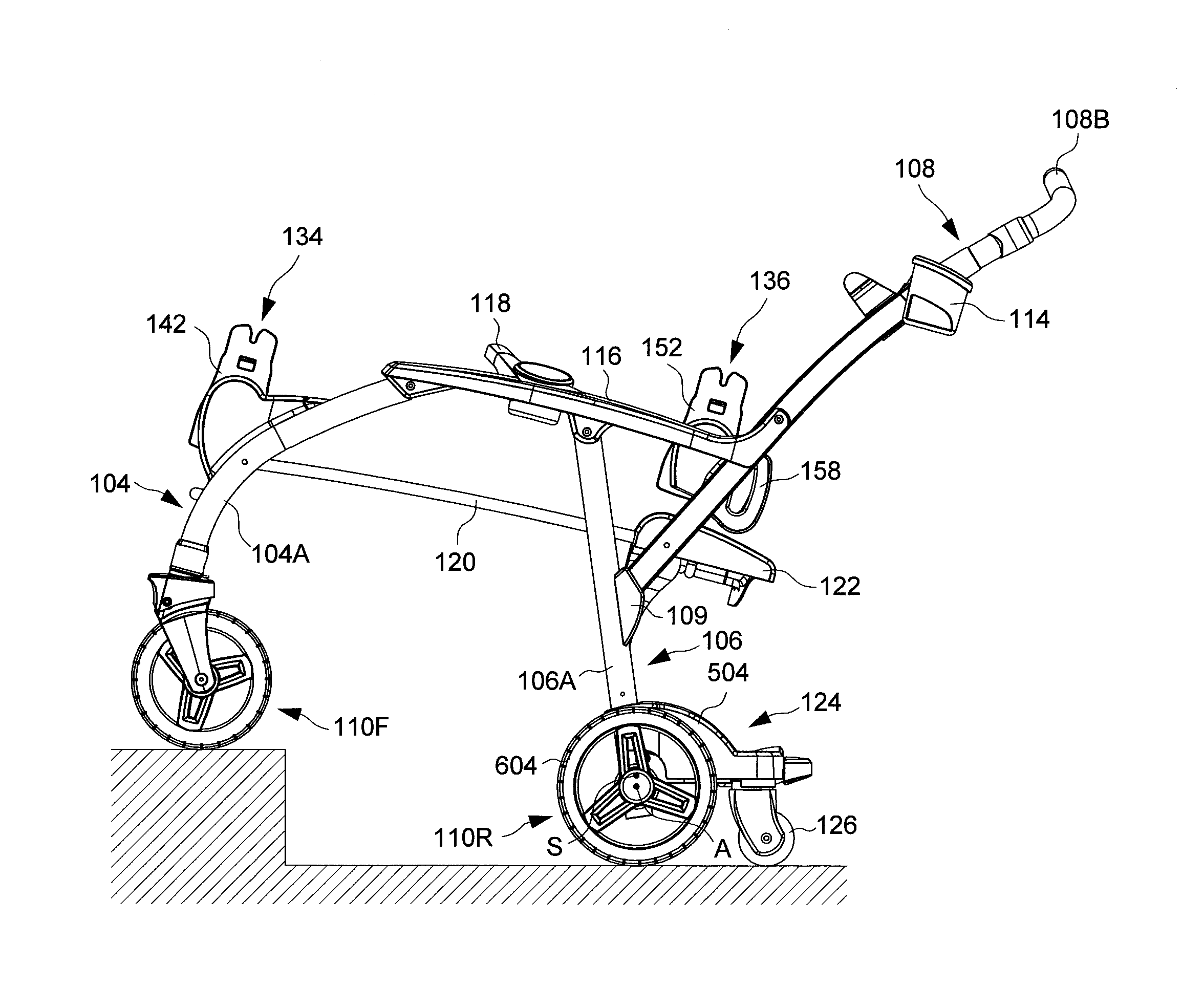 Infant stroller apparatus