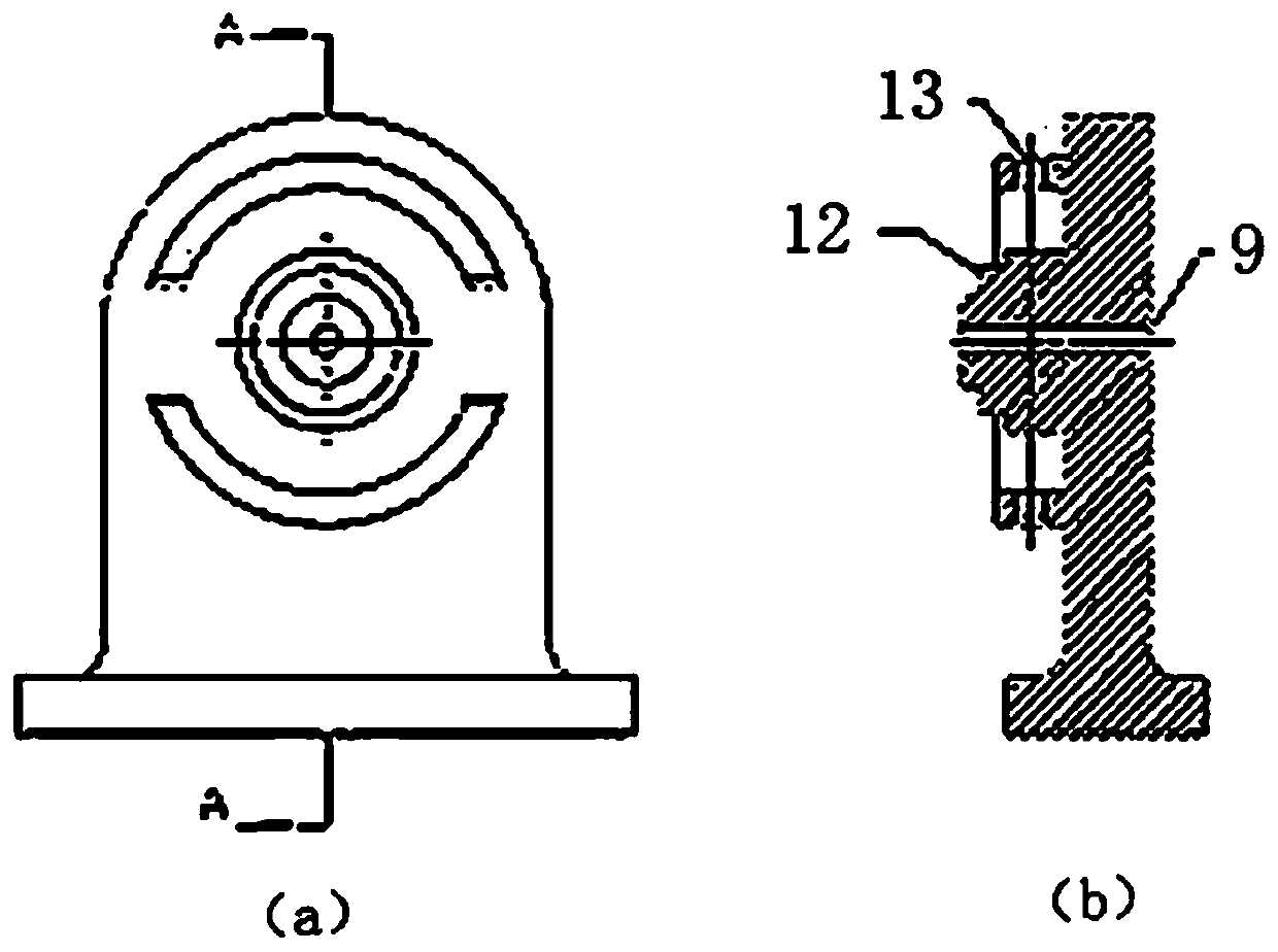 Multi-stage rapid conversion gas protection device for argon arc welding of elbow parts